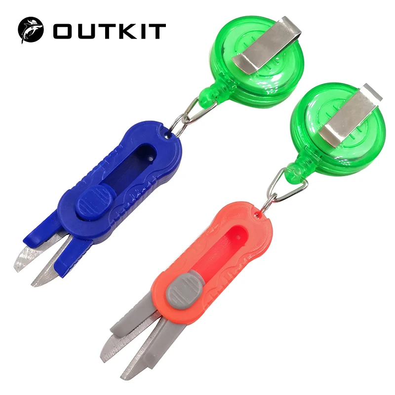 Fishing Line Cutter - OUTKIT 1szt Mini elastyczne nożyczki Obcinacz